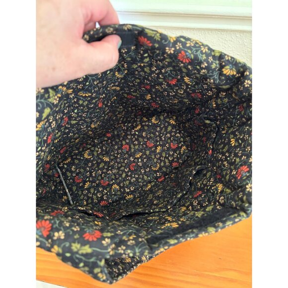 Handcrafted Boho Patchwork Tote Bag With Floral & Paisley Patterns Beaded Trim - Picture 10 of 14